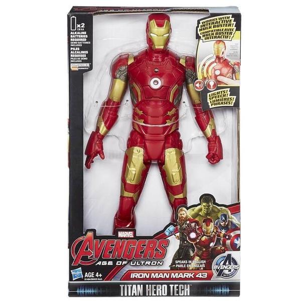 Boneco Avengers Homem de Ferro Eletronico B1494 Hasbro