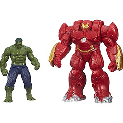 Tudo sobre 'Boneco Avengers Hulk VS Hulk Buster Pack Duplo Delux - Hasbro'