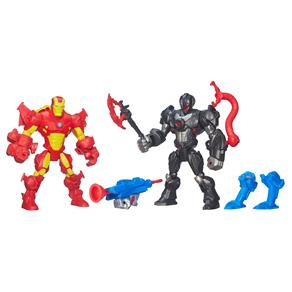 Boneco Avengers Marvel Hasbro Super Hero Mashers - Homem de Ferro X Ultron