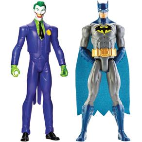 Boneco Batman - Figura Batman e Coringa 30cm - Mattel