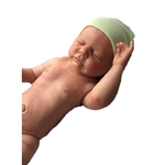 Boneco bebê reborn Henrique de corpo inteiro siliconado
