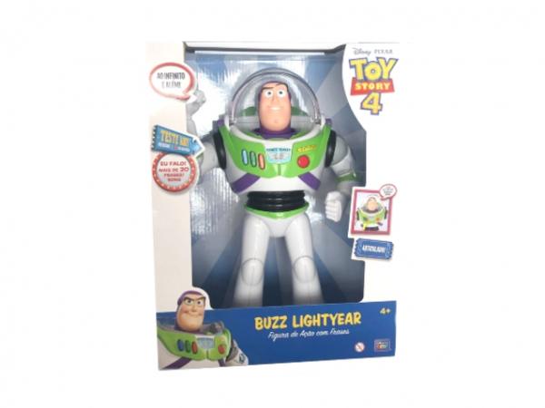 Boneco Buzz Lightyear 20 Frases Toy Story 4 - Toyng