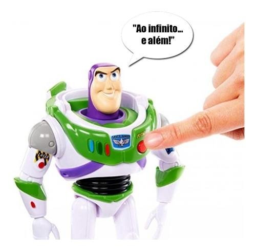 Boneco Buzz Lightyear Toy Story Articulado/som True