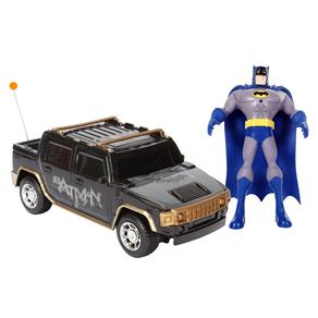 Boneco Candide Batman + Carro de Controle Remoto Candide Liga da Justiça - Batman