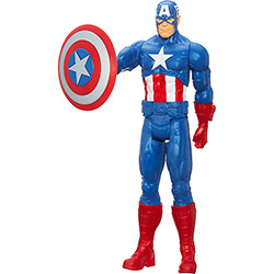 Boneco Avengers Capitão América 12" Titan Hero - Hasbro