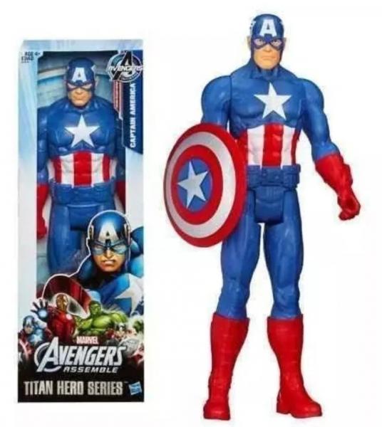 Boneco Capitão América Avengers Marvel 30cm - Hasbro