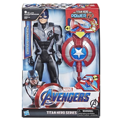 Boneco Capitão América Avengers Power Fx 2.0 com Som Hasbro