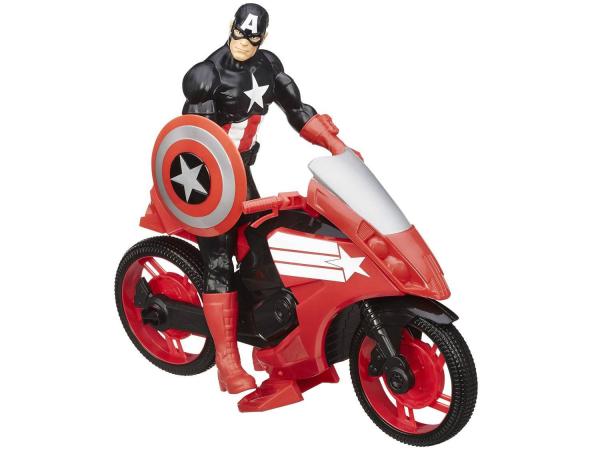 Tudo sobre 'Boneco Capitão América Titan Hero Veículo Avengers - Hasbro'