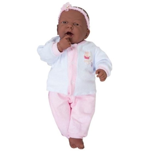 Boneca Infantil Bebê Reborn Coleçao Ninos Dormindo Com Som e Peso De Bebe  De Verdade 50cm Cotiplás 2212 em Promoção na Americanas