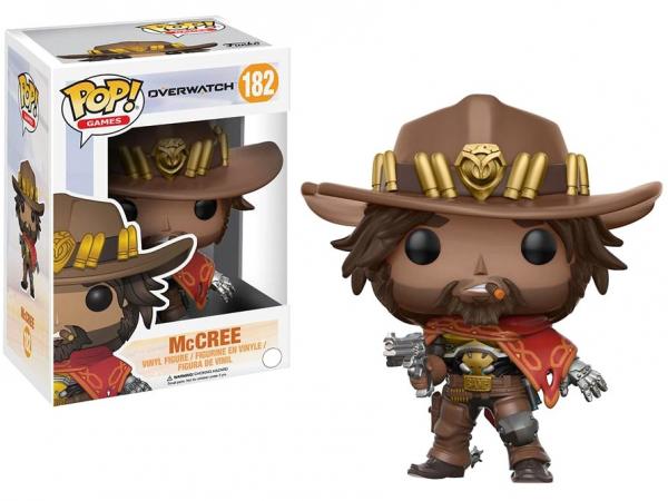 Boneco Colecionável Pop Vinyl Overwatch McCree - 16cm Funko