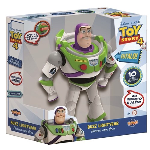 Boneco com Som Buzz Lightyear Toy Story 4 Toyng