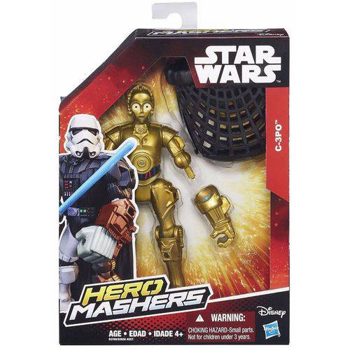 Boneco C3po Hero Mashers Star Wars - Hasbro B3769
