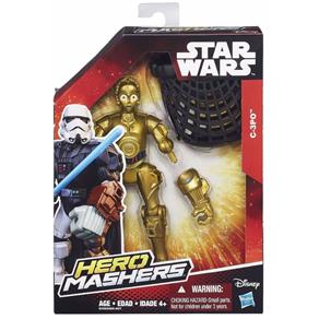Boneco C3Po Hero Mashers Star Wars - Hasbro B3769