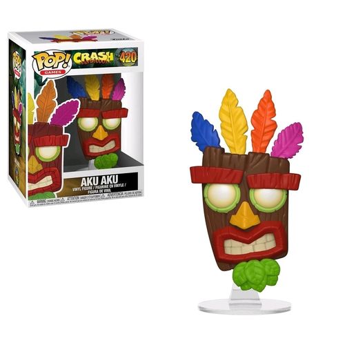 Boneco Crash Bandicoot Aku Aku Pop Funko 420 - Suika