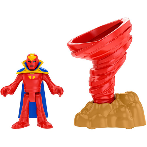 Tudo sobre 'Boneco DC Básico Liga da Justiça Red Tornado Imaginext - Mattel'
