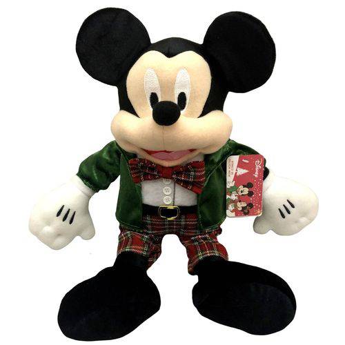 Tudo sobre 'Boneco de Pelúcia Grande Mickey Mouse Natal 46cm - Disney'