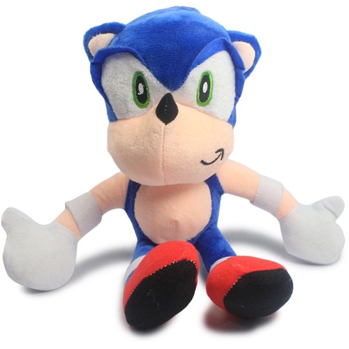 Boneco de Pelúcia Sonic The Hedgehog Sega - 26Cm