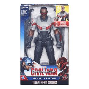 Boneco Eletrônico 30 Cm - Titan Hero - Marvel - Capitão Amér
