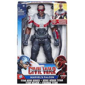 Boneco Eletrônico Falcão 30cm- Avengers Guerra Civil - B6178 - Hasbro