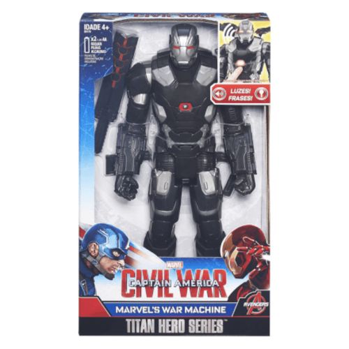 Boneco Eletrônico - Titan Hero - Marvel - Capitão América Gu