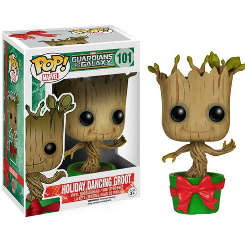 Boneco Funko Pop Guardians Galaxy Holiday Dancing - Groot 101