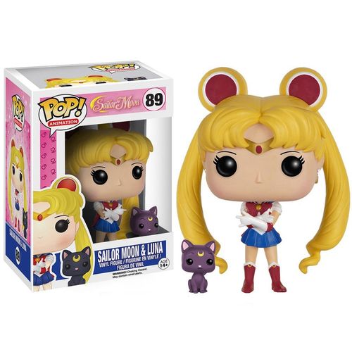 Boneco Funko Pop Sailor Moon - Sailor Moon With Luna
