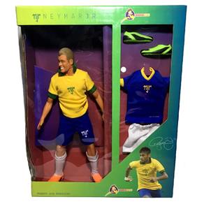 Tudo sobre 'Boneco Grande Jogador Futebol Brasil Neymar Jr - Cosmokids'