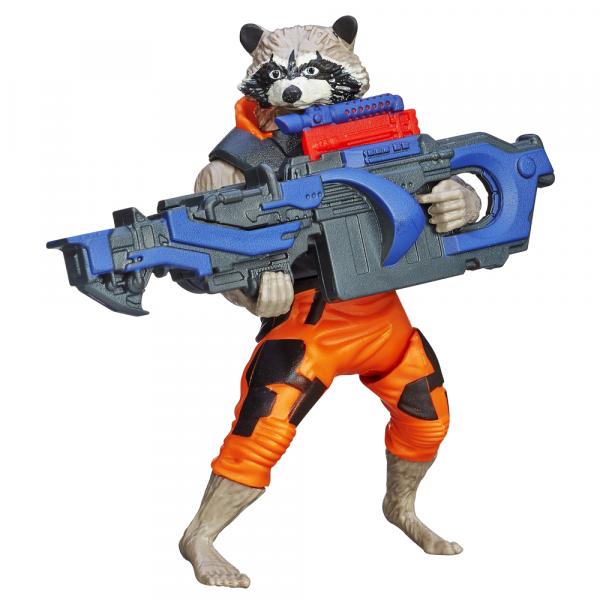Boneco Guardiões da Galáxia Rapid Revealers - Rocket Raccoon - Hasbro