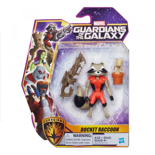 Boneco Guardiões da Galaxia Rocket Raccon - Hasbro