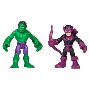 Boneco Hasbro Marvel Super Hero Hulk e Hawkeye