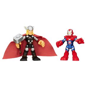 Boneco Hasbro Marvel Super Hero Thor e Iron Patriot