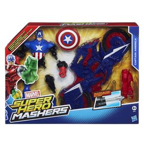 Boneco Hasbro - Super Hero Mashers - Capitão América