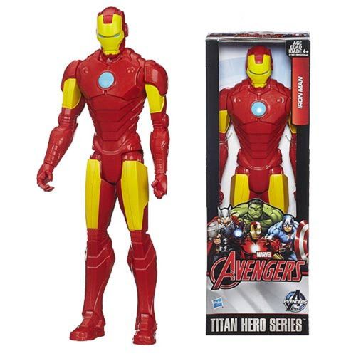 Boneco Homem de Ferro Marvel 30cm Vingadores Guerra Infinita Titan Hero