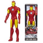 Boneco Homem de Ferro Marvel 30cm Vingadores Guerra Infinita Titan Hero