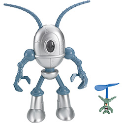 Boneco Imaginext Bob Esponja Figuras Plankton & Chumbot - Mattel
