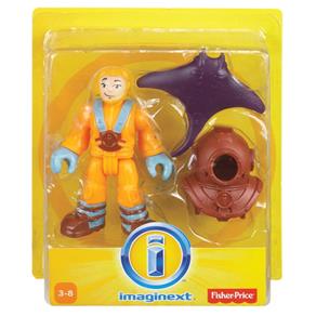Boneco Imaginext Mattel - Mergulhador com Acessórios