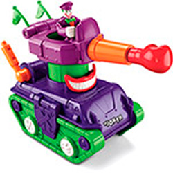 Boneco Imaginext Super Friends Veículo Tanque de Guerra Coringa Roxo - Mattel