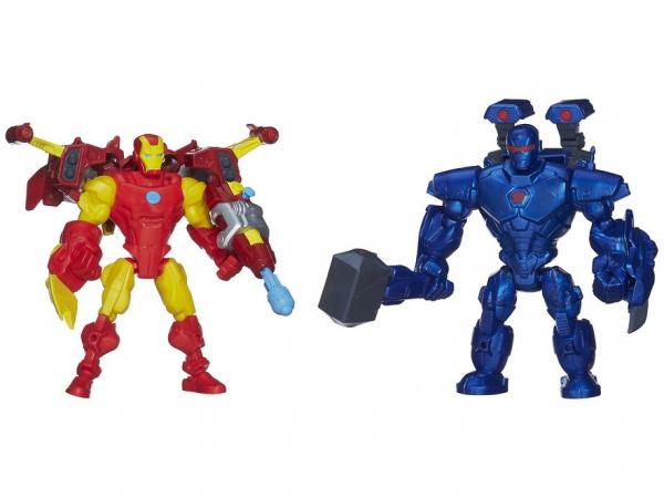 Tudo sobre 'Boneco Iron Man Vs. Iron Monker - Marvel Super Hero Mashers com Acessórios Hasbro'