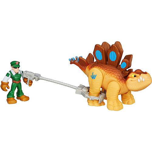 Tudo sobre 'Boneco Jurassic World Dino e Humano Stegosaurus - Hasbro'