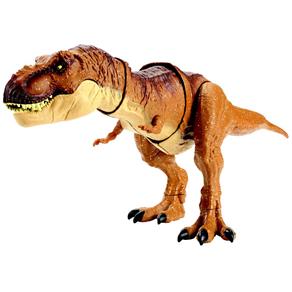 Boneco Jurassic World Mattel Tiranossauro Rex Mega Mordida