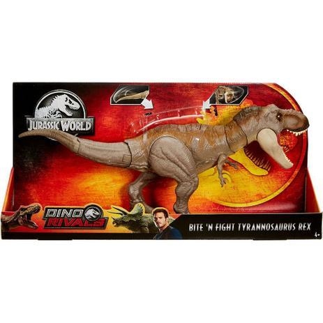 Boneco Jurassic World T Rex Batalha