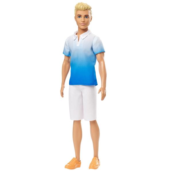 Boneco Ken Fashionistas - Camisa Azul Ombre - Mattel