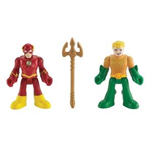 Boneco Liga da Justiça Mattel Aquaman e Flash