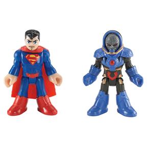 Boneco Liga da Justiça Mattel Superman e Darkseid