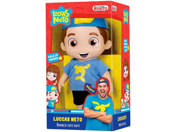 Boneco Luccas Neto Articulado - Rosita - Brinquedos Rosita