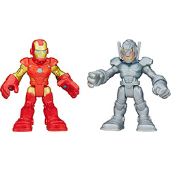 Boneco Marvel com 2 Peças Iron Man e Ultron - Hasbro