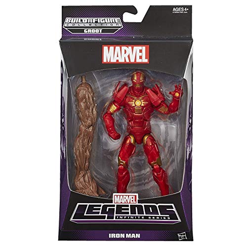 Boneco Marvel Legends Build a Figure Iron Man Hasbro A7909