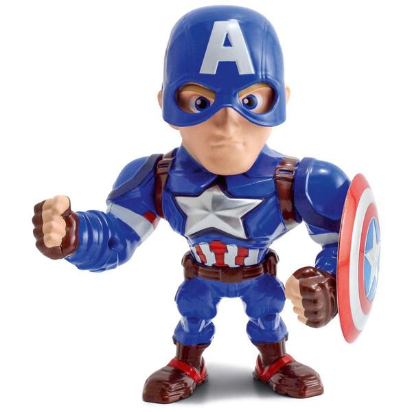 Boneco Metal DTC 15 Cm - Capitão América - Avengers - Avengers - Marvel