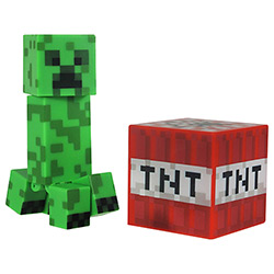 Boneco Minecraft Creeper com Acessórios Sortidos - Multikids
