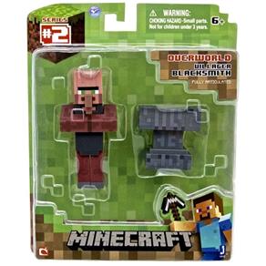 Boneco Minecraft Figura Villager Blacksmith Multikids Br399